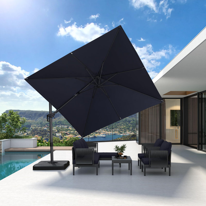 304cm Cantilever Parasol, Navy