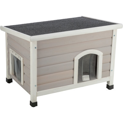 Maison de chat classique en bois