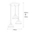 Lustre industriel scandinave, structure en fer noir, 23,2 po de diamètre x 42,5 po de hauteur | Hauteur réglable | 3 x douilles E27 de 40 W maximum | Éclairage élégant pour la décoration de maison et de bureau moderne, classé IP20-246014753