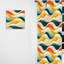 Retro Waves Lines I - Rideau en velours Mid-Century - obscurcissant - 1 panneau-107576356