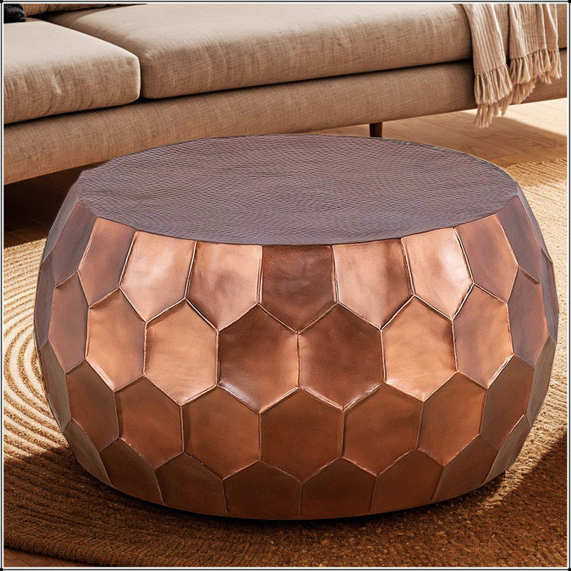 Table basse 32 po Modern Modern, Cuivre