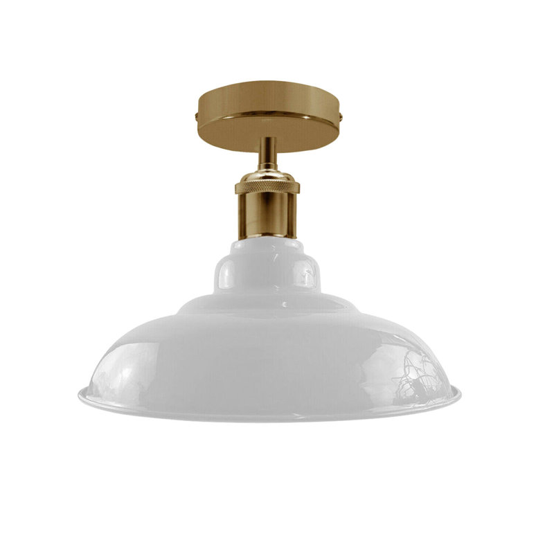 Zeke Flush Mount, No, White