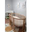 Organic Breathable Oval Crib Mattress (For Stokke Sleepi Bed V3)-556192449