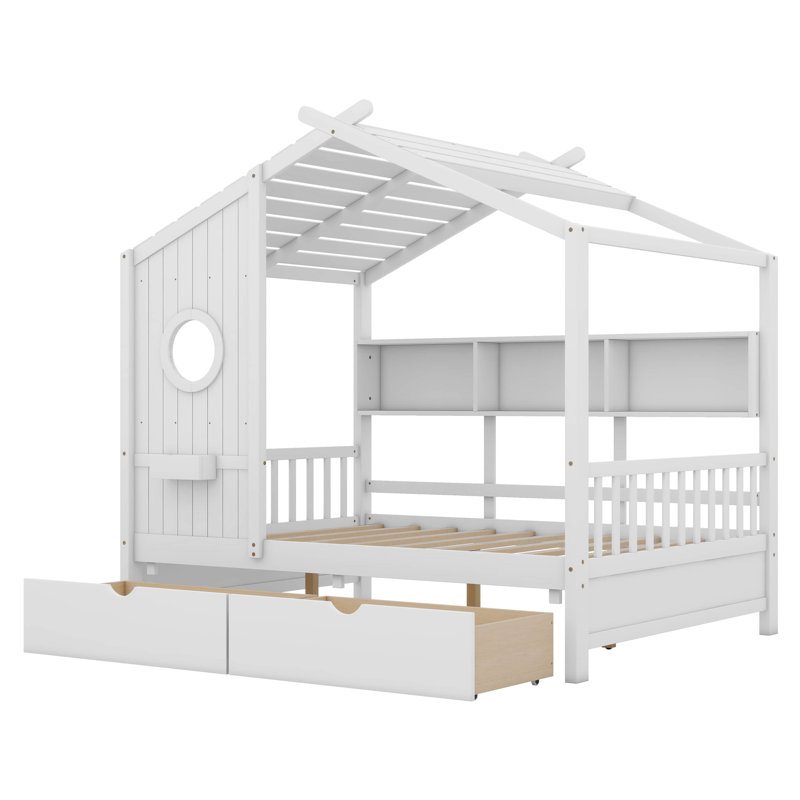 Surry Kids with Drawers, White, Full