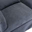 Fauteuil d'appoint pivotant à 360 degrés en mélange de lin-1479489375