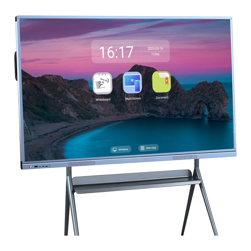 JYXCN 4K Smart Board, ordinateur tout-en-un interactif 75 pouces, écran tactile avec double système et partage de nuage pour la salle de classe, le bureau et les présentations?