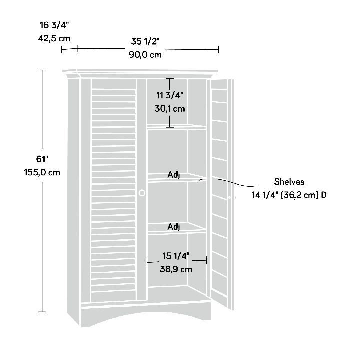 Selsor Accent Cabinet, Brown