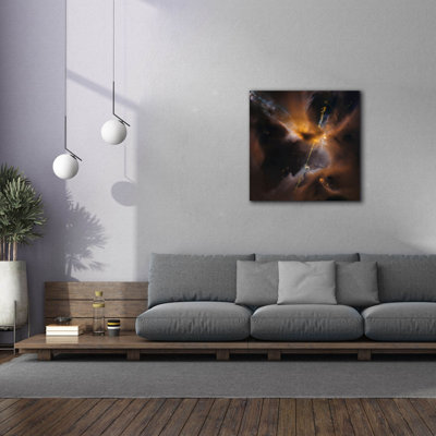 «Herbig Haro 24» par Hubble Space Telescope, art mural de la NASA