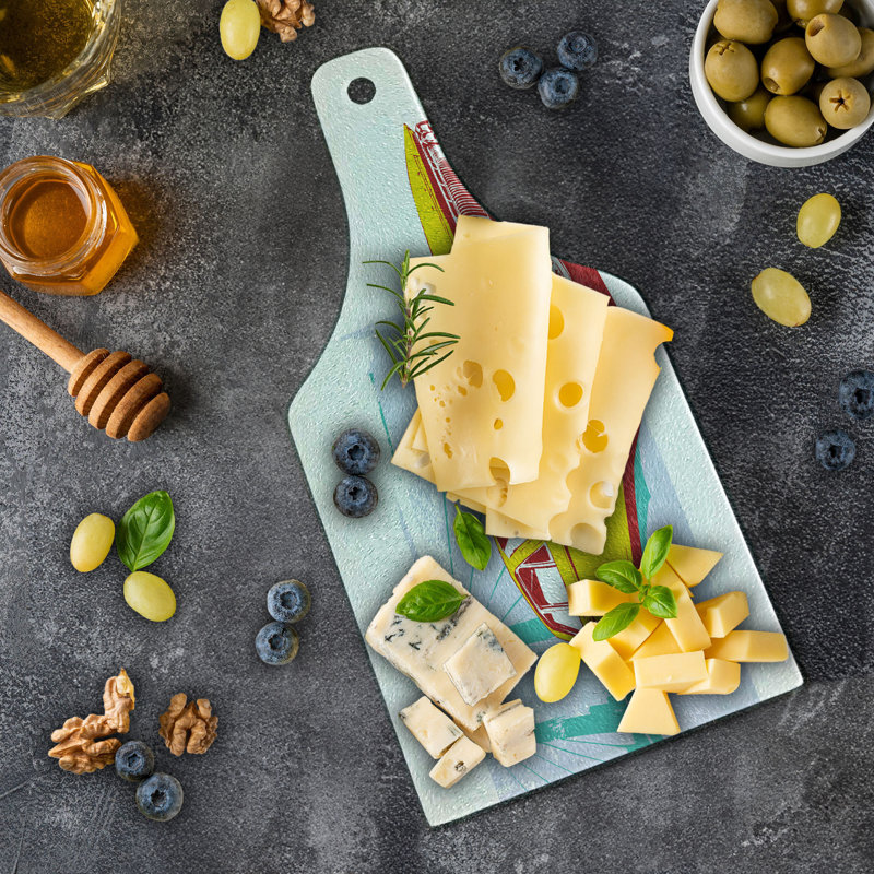 Planche à découper en verre trempé Ambesonne