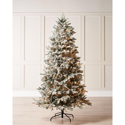 Green Artificial Christmas Tree Clear/White Lights with Stand