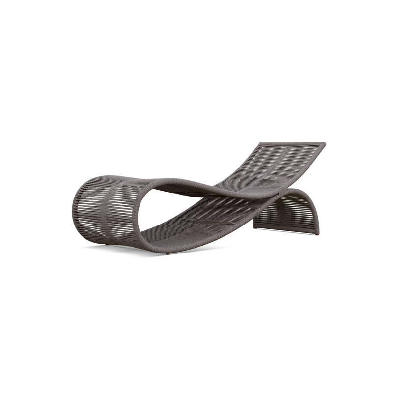 Wave Lounge Chair Morel, Matte Bronze