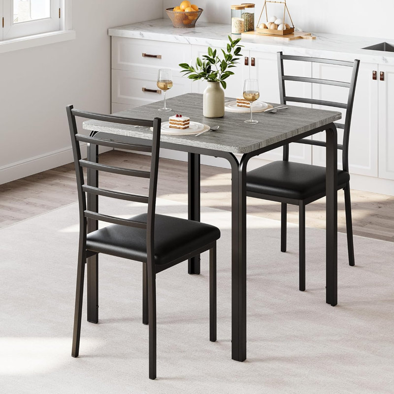 Dining Set, Gray 