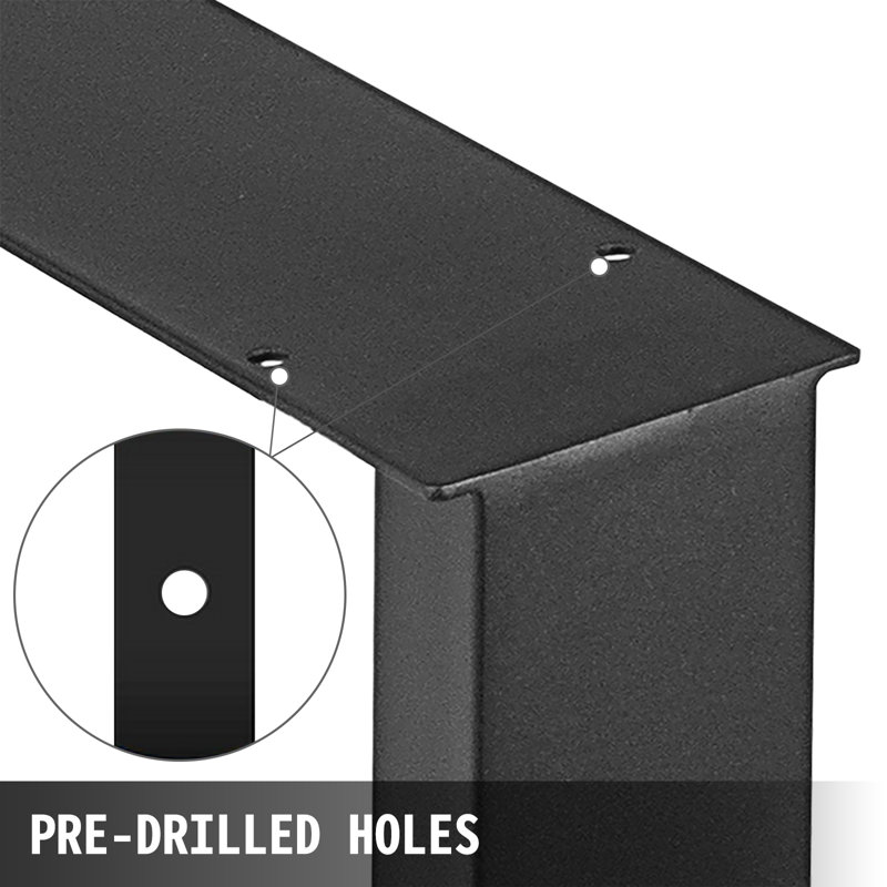 Pieds de table noirs Robersonville