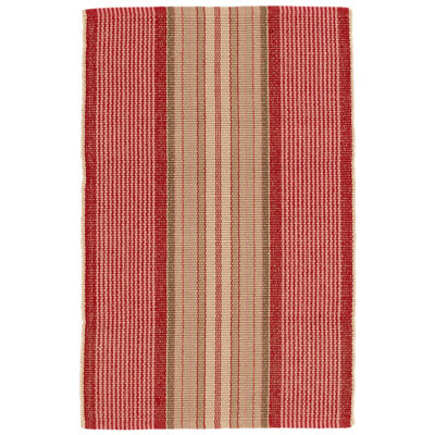 Tapis en coton tissé à la main Framboise