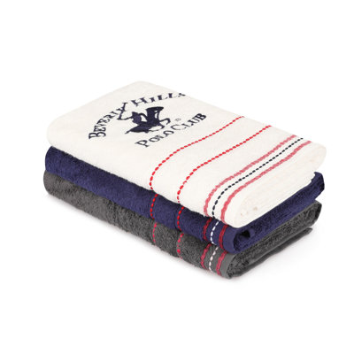 Ensemble de serviettes 3 pièces 100% coton