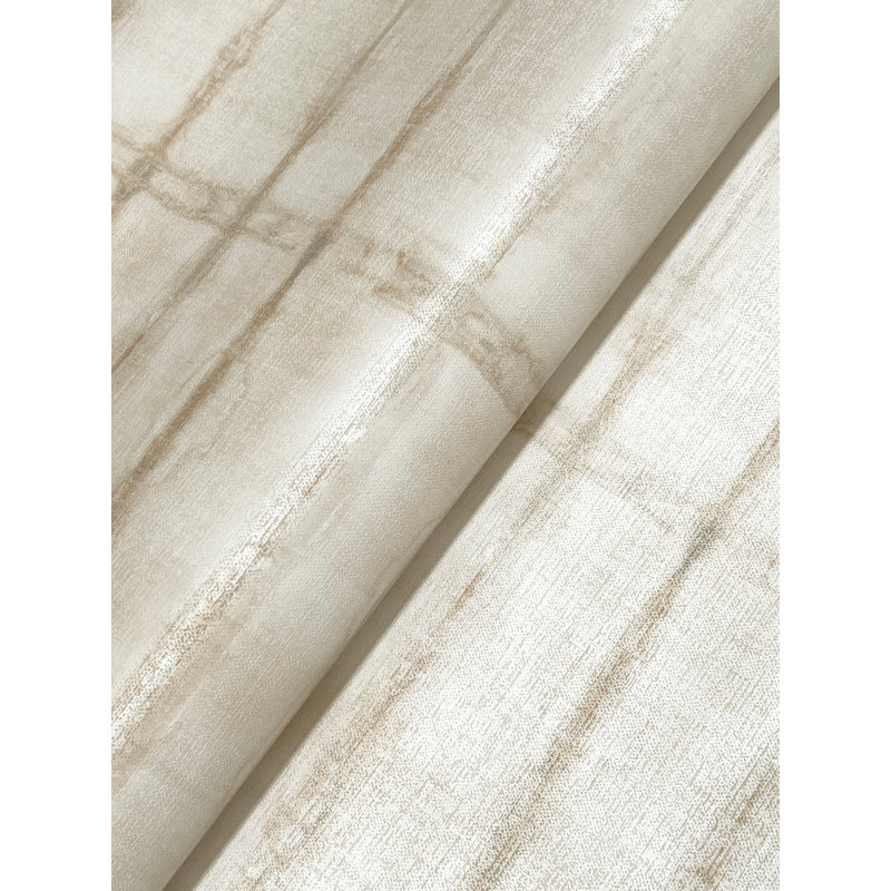 Papier peint à rayures géométriques Modulus, Beige