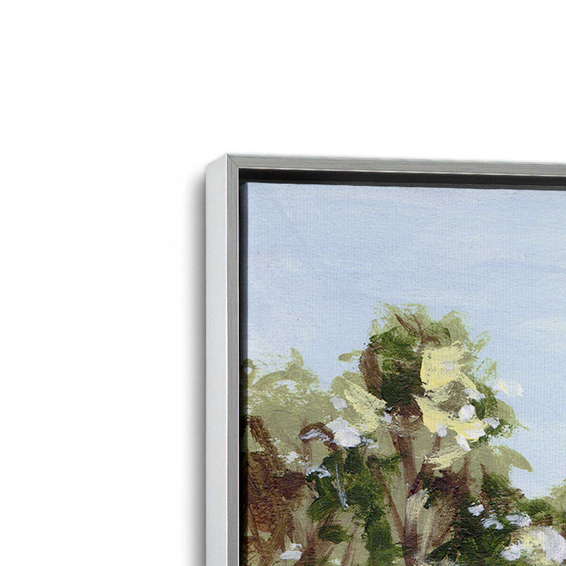 «Amber Canopy II» par Melissa Wang, reproduction d'art sur toile, Argent argent, H 36 po x l 48 po