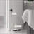 Cabinets 70.75” Tall Narrow Storage Cabinet with Open/Adjustable Shelves, 2 Doors, Snow White | Particle Board | Bathroom