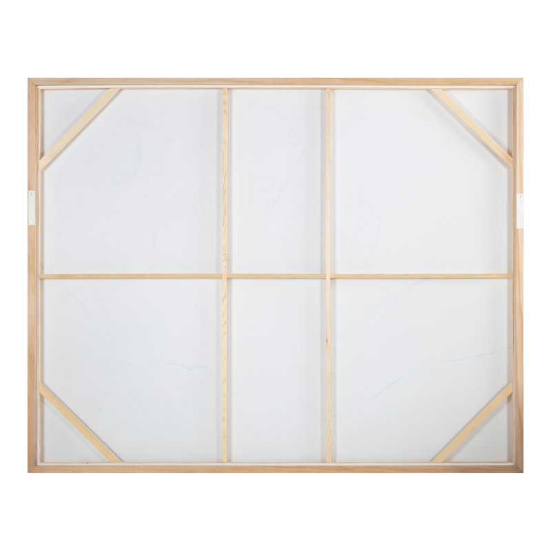 Abstract Print, White/Gray