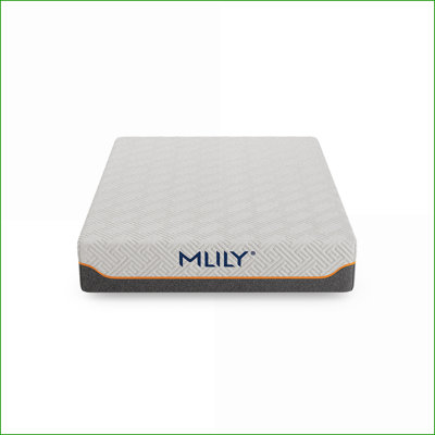 Matelas | Matelas hybride moyen 11,5 po MLILY Fusion Supreme - très grand | Mousse et ressort | Blanc