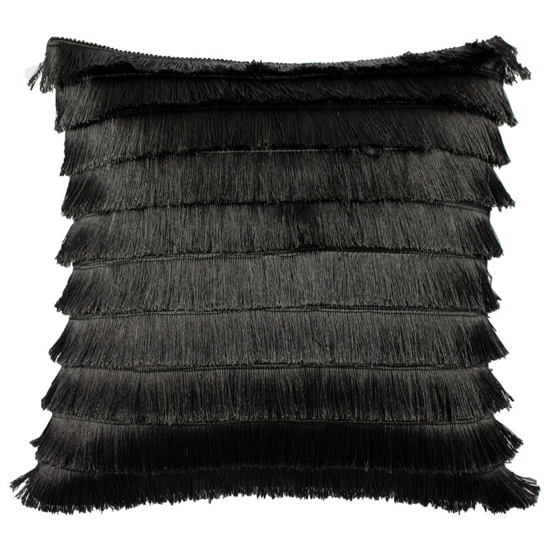 Woolwich Square Throw Pillow Cover, Pillow Cover Only - No Insert, Graphite