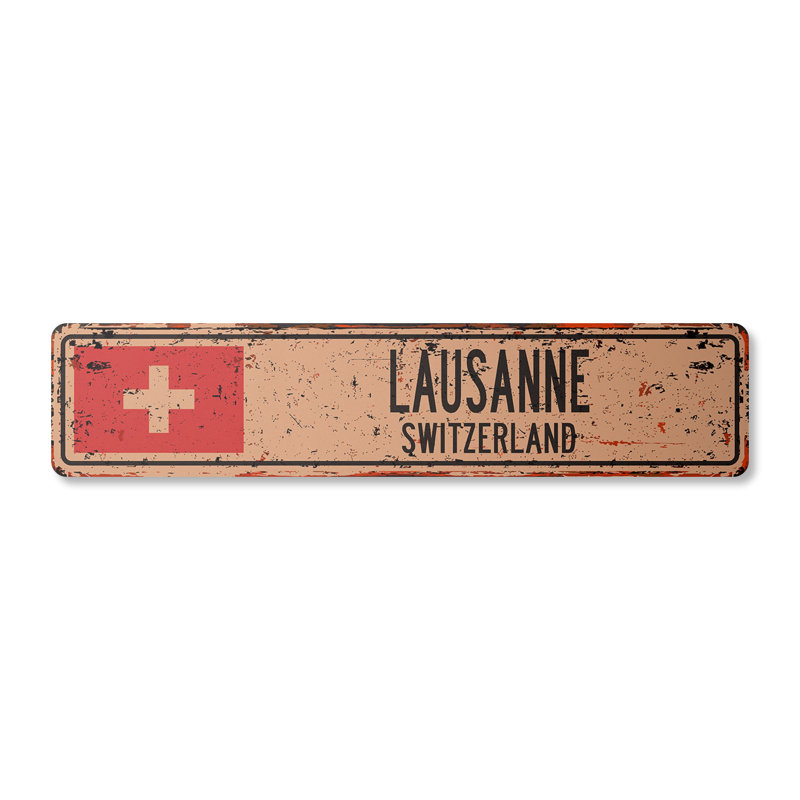 Plaque de rue en plastique robuste 4 po x 18 po