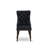 5 Piece Dining Set Contains a Rectangle Rustic Wood Kitchen Table and 4 Polyester Fabric Upholstered Parson Chairs, Distressed Jacobean-130971713-130971714