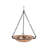 Hammered Copper Hanging Birdbath