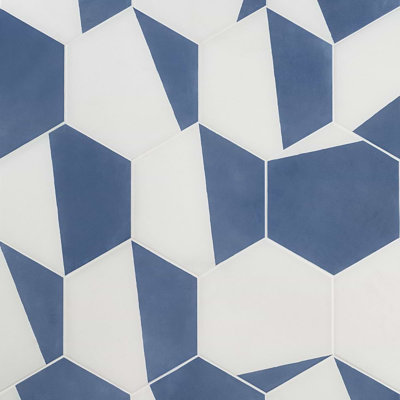 HexArt Pop 8" Hexagon Matte Porcelain Tile