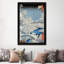 Winter Landscape by Japanese School - Floater Frame Painting on Canvas-1372631991-1372631990