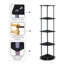 Elvin Corner Shelving Bookcase-372227554