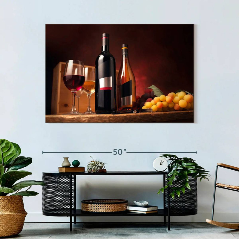 Yarlin Wine On The Table, 32" H x 48" W