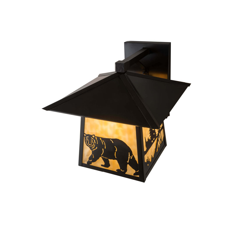 Rustic Lodge 1 - Light Outdoor Wall Lantern