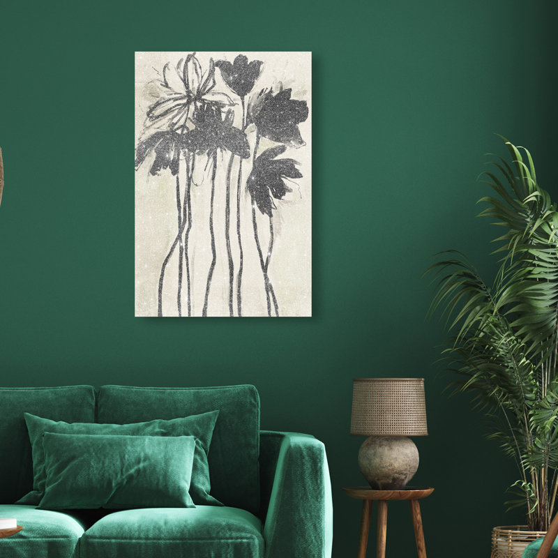 Flower Abstract Studio Print by Oliver Gal, 54"H x 36"W, Gallery Wrapped
