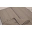 Rug & Kilim’S Accent Kilim, Square Rug In Textural Beige And Slate Gray Stripes