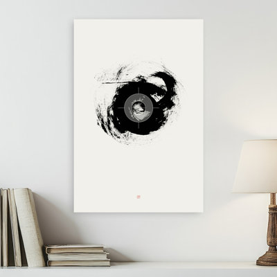 Art abstrait abstrait abstrait contemporain "Enso"