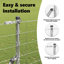 Vidaxl Field Fence Galvanised Steel-114858712