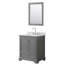 Ensemble de meuble-lavabo simple 30 "avec miroir Deborah-97684474-97684478