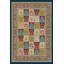 Tapis intérieur / extérieur en polypropylène tissé à la machine Sadaya-966123957