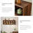 Minimalist Retro Brown Paulownia Wood Wall-Mounted Cabinet, Dual-Use Wall/Table Storage Shelf for Kitchen-811720889