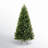 Traditional Prelit Artificial Christmas Tree with Warm Lights and Metal Stand, Wide Realistic Tree-1869428261