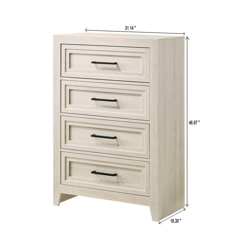 Commode contemporaine à 4 tiroirs 1Pc