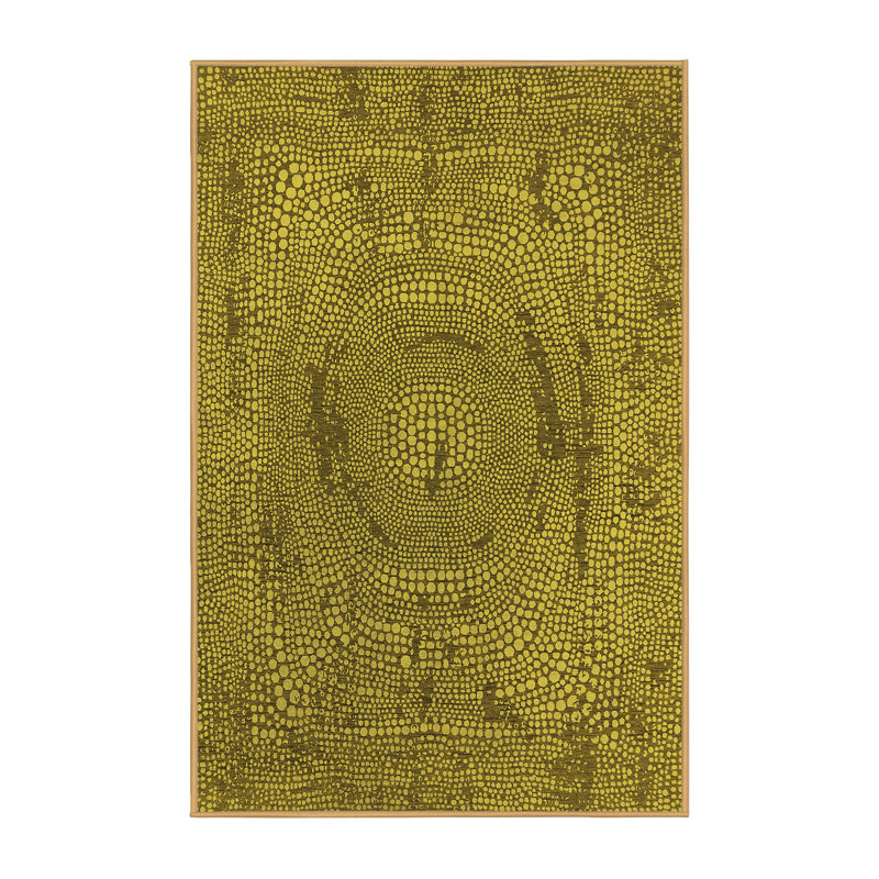 Tapis oriental en laine / polyester tissé à la machine 5 pi x 7 pi Oriental