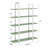 Industrial 5-Tier Bookcase, Metal Frame Open Shelf With X-Back Design, 71" Tall Storage Shelves For Living Room, Home Office-773402208