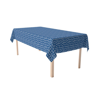 Rectangular Tablecloth, 100% Cotton, 52X104", Boat Wheels