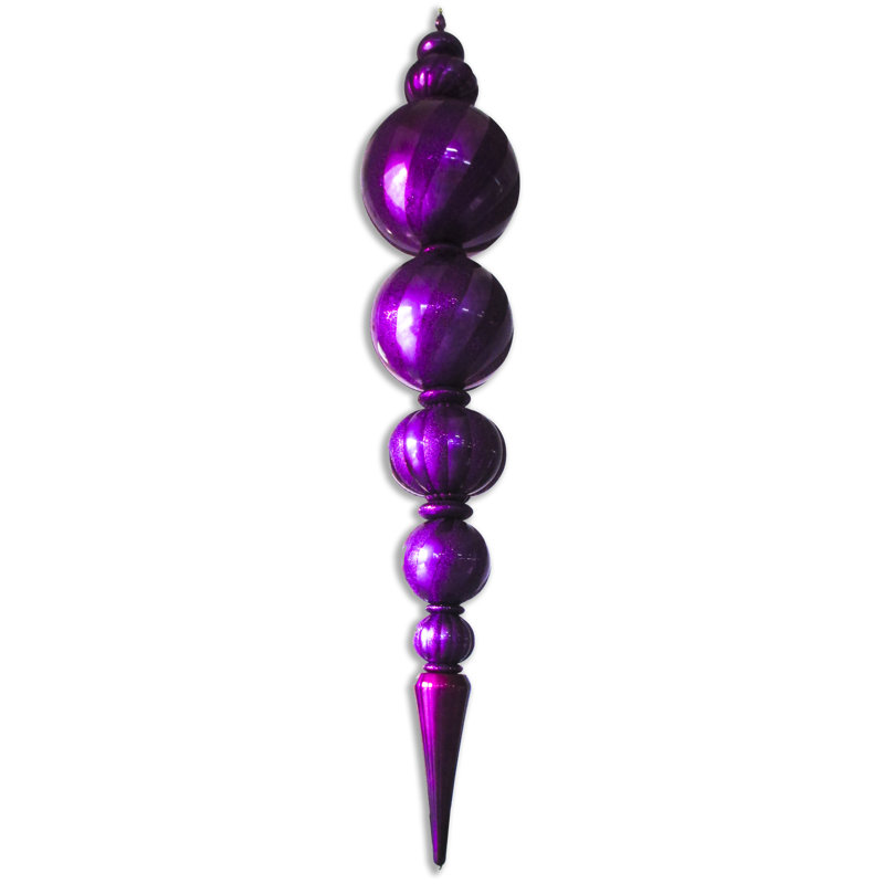 Giant Finial Ornament, Purple