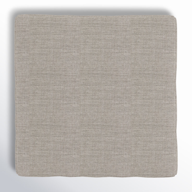 Praia Sunbrella® Outdoor Ottoman, Cast Silver Sunbrella® Canvas