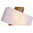Transitional 1 Light Gold Wall Sconce