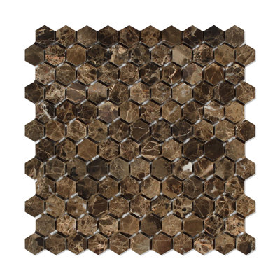 Carreau de marbre et de mosaïque en marbre nid d'abeille