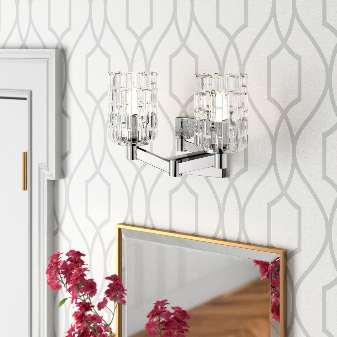 Samson 2-Light Dimmable Vanity Light Etta Avenue™ 